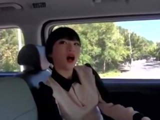 Ahn hye jin koreanska ung kvinna bj sändning bil x topplista video- med steg oppa keaf-1501