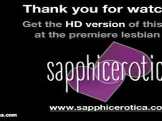 Sofa Threesome by Sapphic Erotica - Lesbian Love sex video